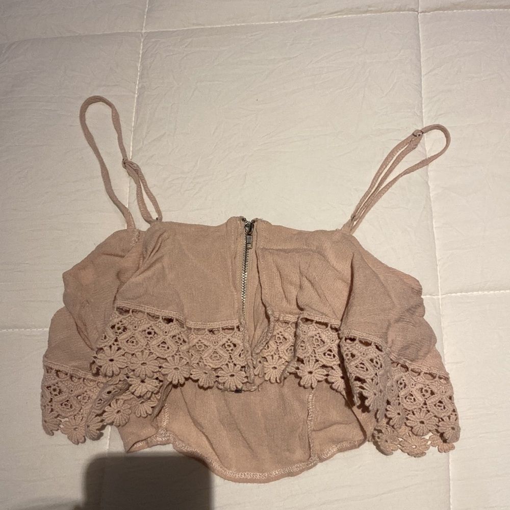 FOREVER 21 Flowy Crop Top - Picture 3 of 4